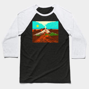 ANCIENT VOLCANO Baseball T-Shirt